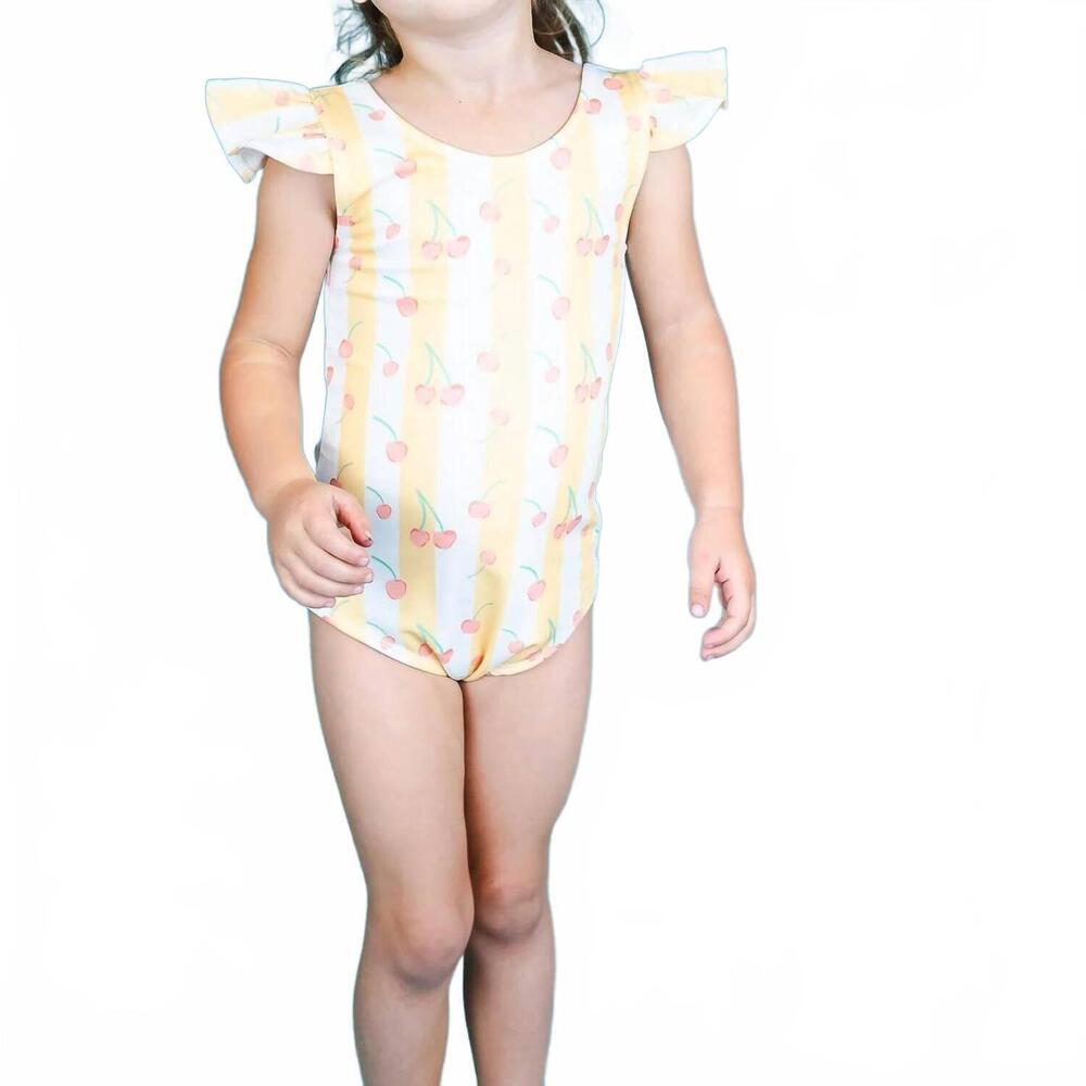 NEW DEAR GEORGIE the one piece bather bathing suit in cherry on top